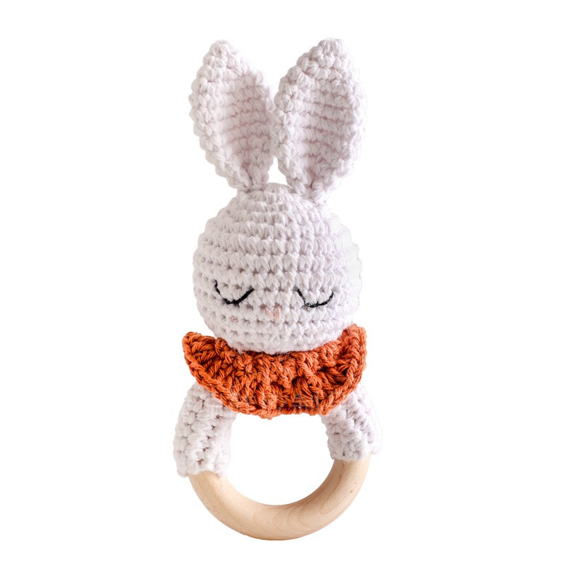 Handwoven Bunny Rattles